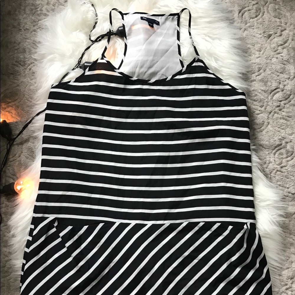 Striped Racerback Dress, with Pockets!!